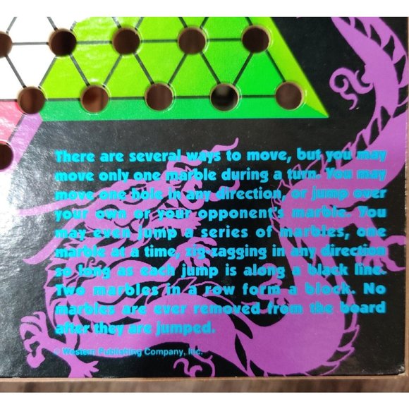 Vintage Golden Classic Games Chinese Checkers Board Game 60 Marbles Used - Picture 6 of 13